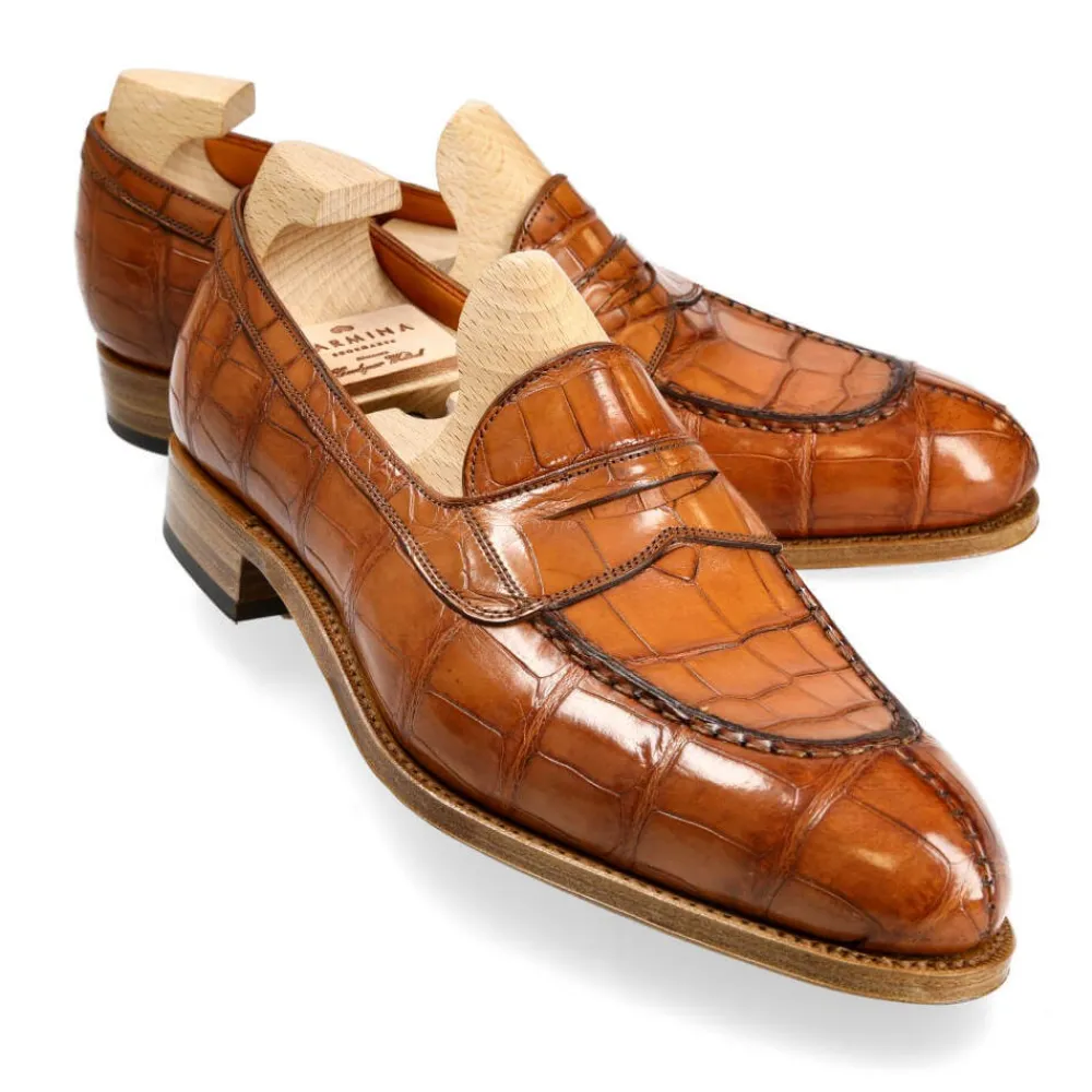 ALIGATORE PENNY LOAFERS 1875 MADISON | Carmina Store