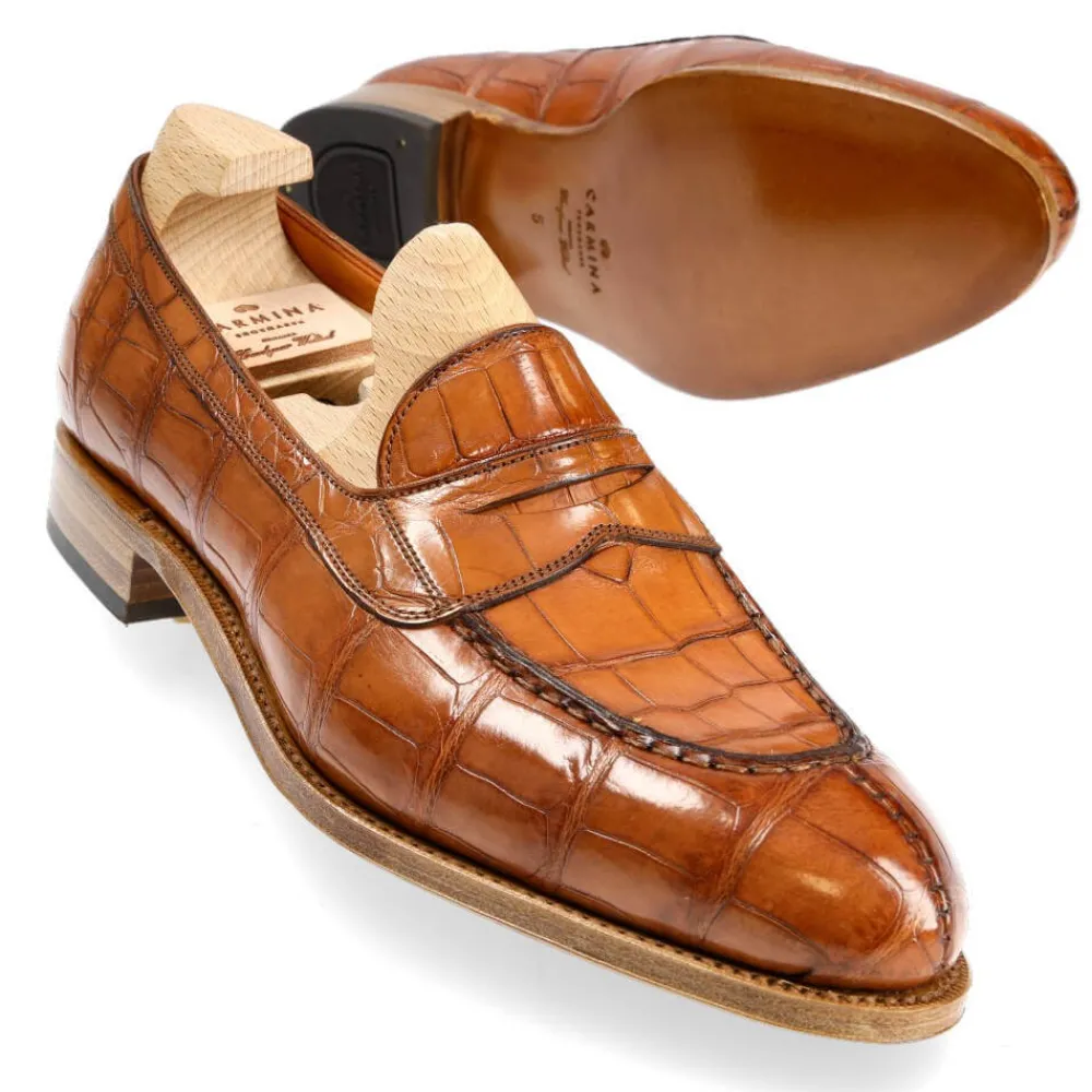 ALIGATORE PENNY LOAFERS 1875 MADISON | Carmina Store