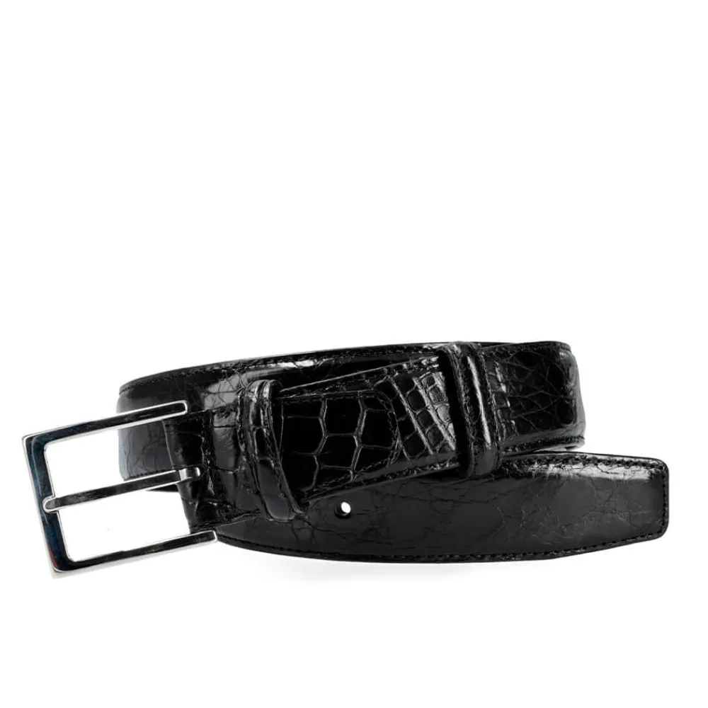 ALLIGATOR LEATHER BELT | Carmina Discount