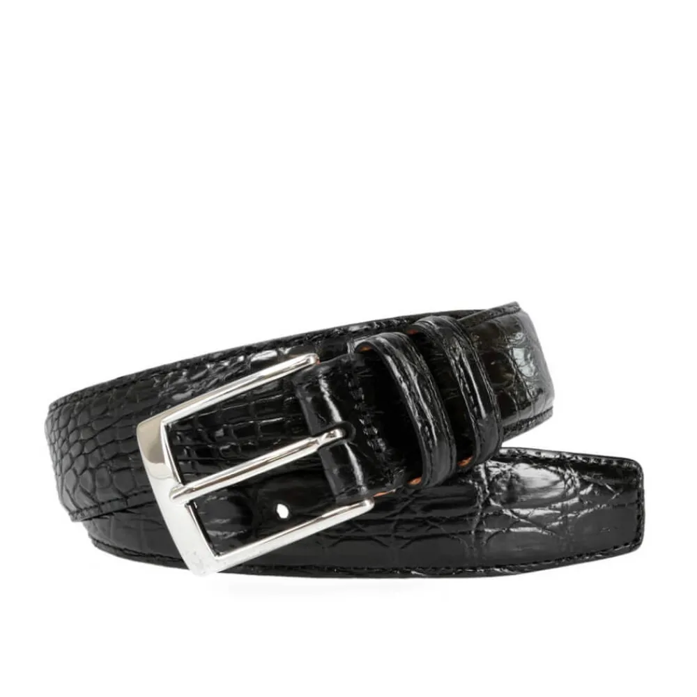 CROCODILE LEATHER BELT | Carmina Flash Sale