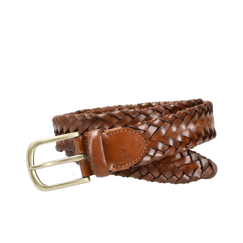 BRAIDED LEATHER BELT | Carmina Store