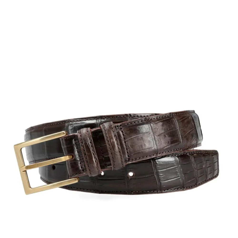 ALLIGATOR LEATHER BELT | Carmina Sale