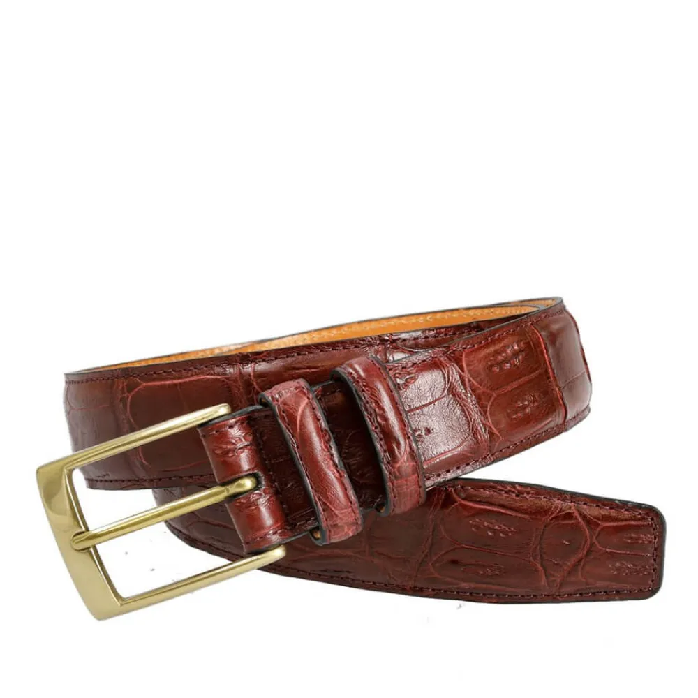 CAIMAN LEATHER BELT | Carmina Online