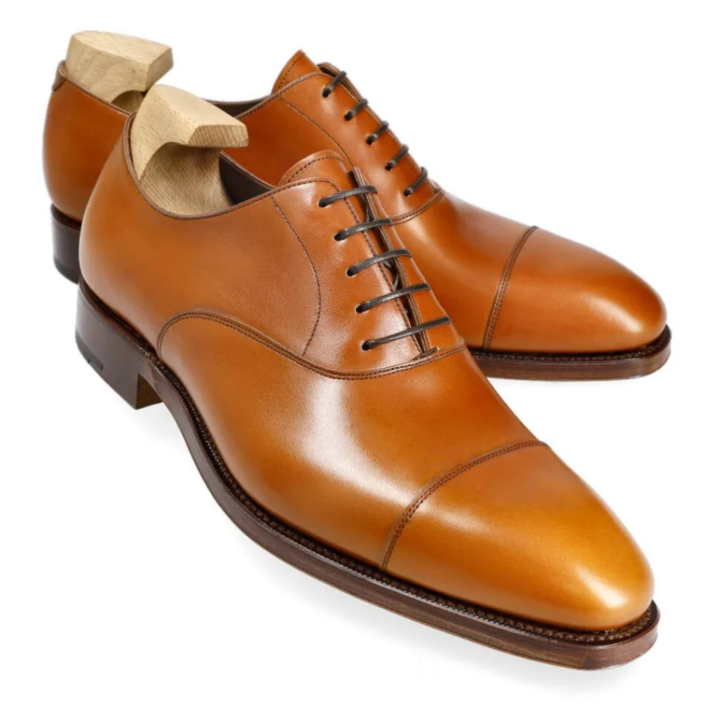 CAP TOE OXFORD SHOES 80386 RAIN | Carmina Best