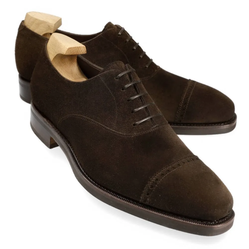 CAP TOE OXFORD SHOES 80201 RAIN | Carmina Outlet