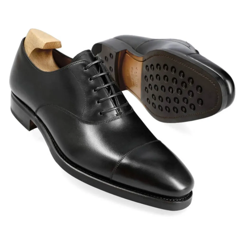 CAP TOE OXFORD SHOES 80386 RAIN | Carmina Online