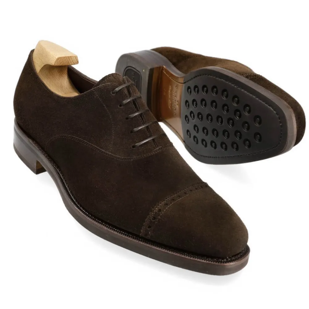 CAP TOE OXFORD SHOES 80201 RAIN | Carmina Outlet