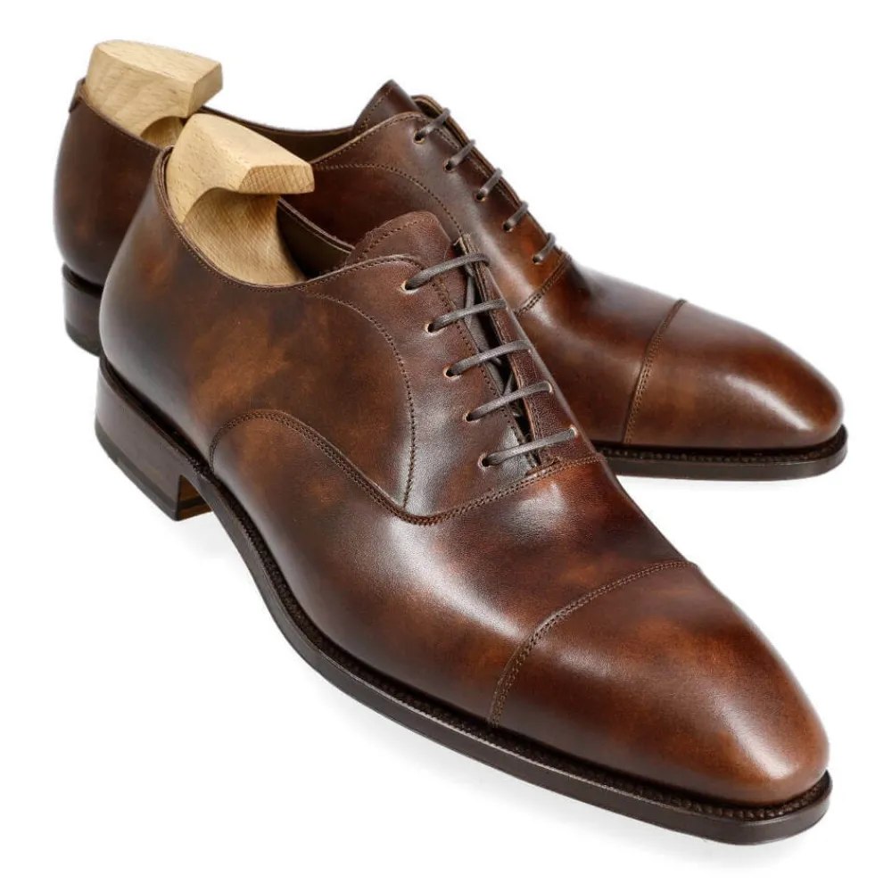 CAP TOE OXFORD SHOES 80204 SIMPSON | Carmina New