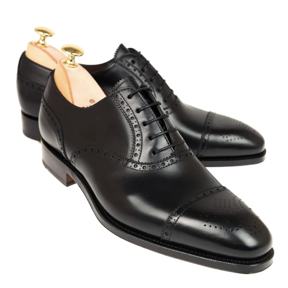 CAP TOE OXFORDS 10051 RAIN | Carmina Clearance