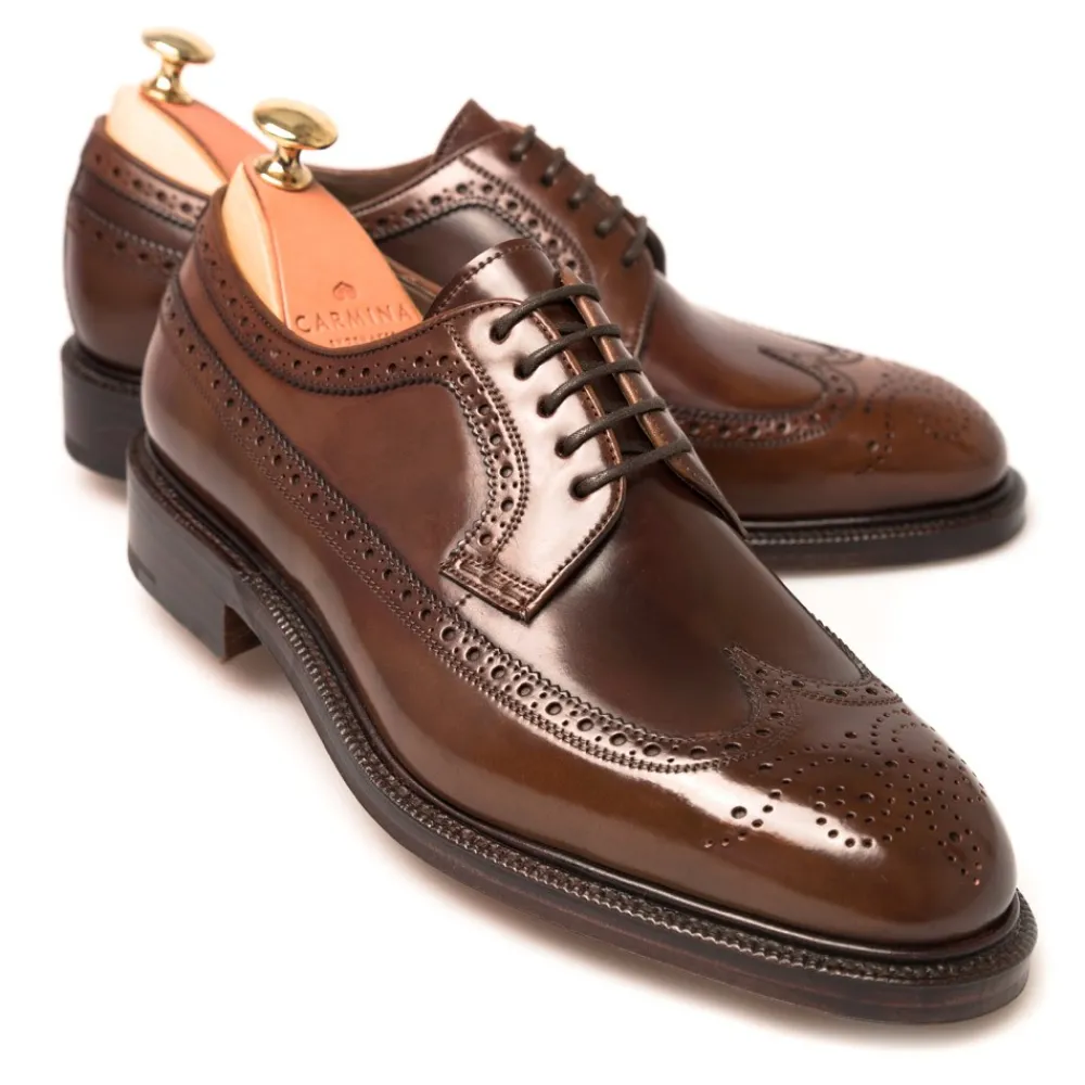 CORDOVAN BLUCHER SHOES 532 DETROIT | Carmina Shop