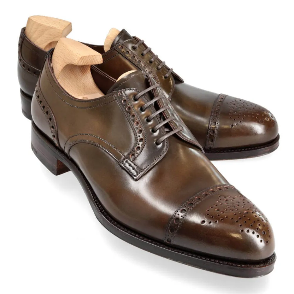 CORDOVAN BLUCHER SHOES 80531 FOREST | Carmina Fashion