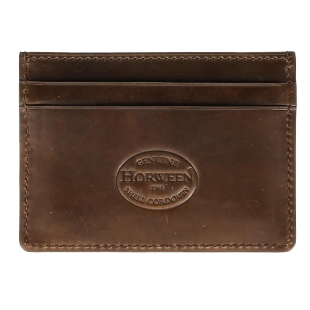 Cordovan card holder in Armagnac | Carmina Clearance