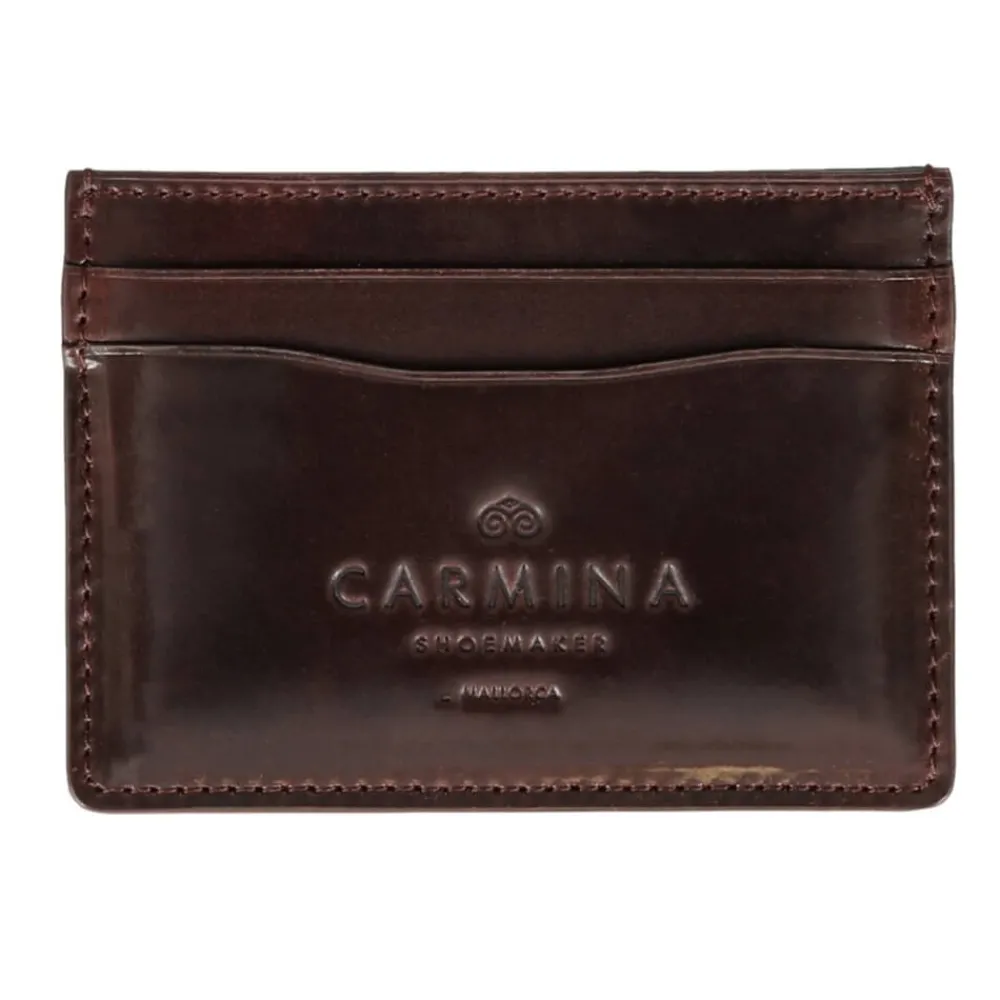 Cordovan card holder in | Carmina Fashion