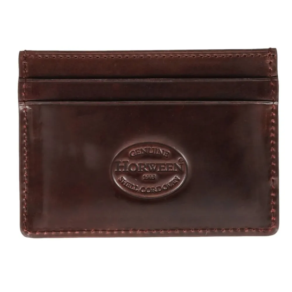 Cordovan card holder in | Carmina Fashion