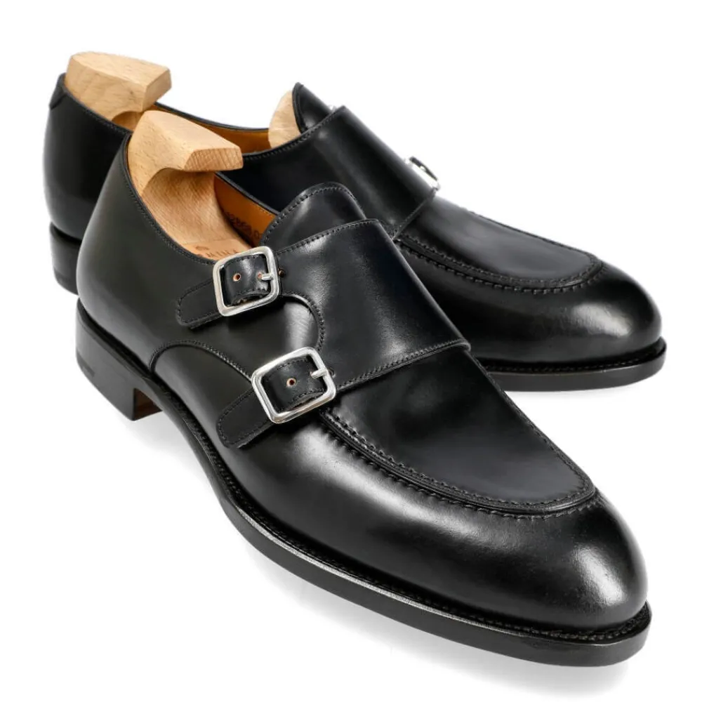 CORDOVAN DOUBLE MONK STRAP SHOES 80735 TIMS | Carmina Fashion