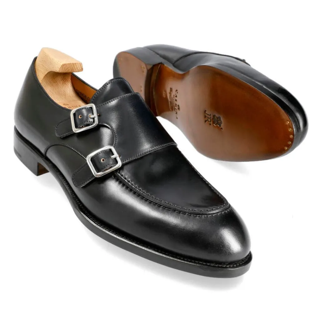 CORDOVAN DOUBLE MONK STRAP SHOES 80735 TIMS | Carmina Fashion