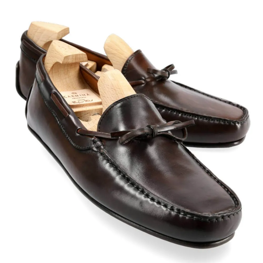 CORDOVAN DRIVING LOAFERS 80802 MARIVENT | Carmina Discount