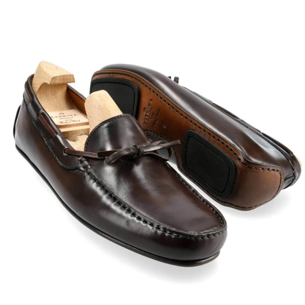 CORDOVAN DRIVING LOAFERS 80802 MARIVENT | Carmina Discount