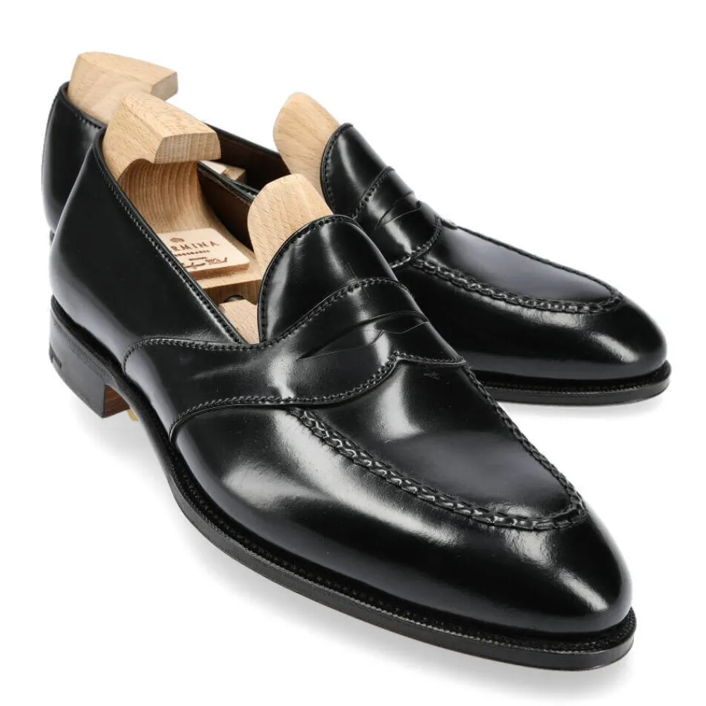 CORDOVAN FULL STRAP LOAFERS 80372 UETAM EE | Carmina Online