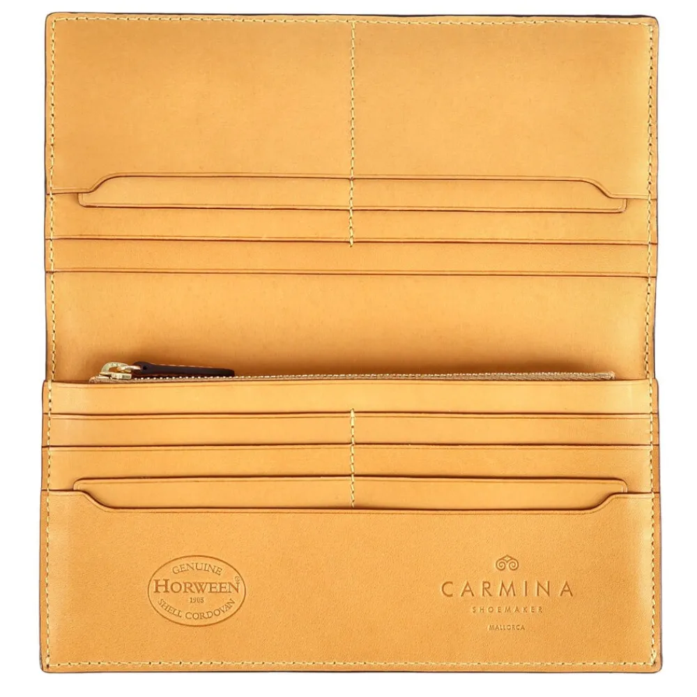 CORDOVAN LONG WALLET FOR MEN | Carmina Best Sale