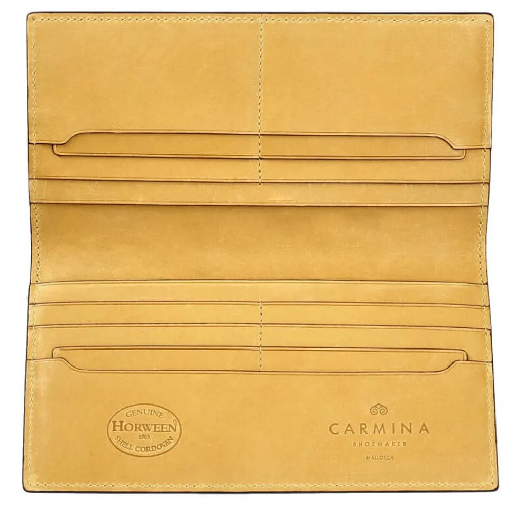 CORDOVAN LONG WALLET FOR MEN | Carmina Discount