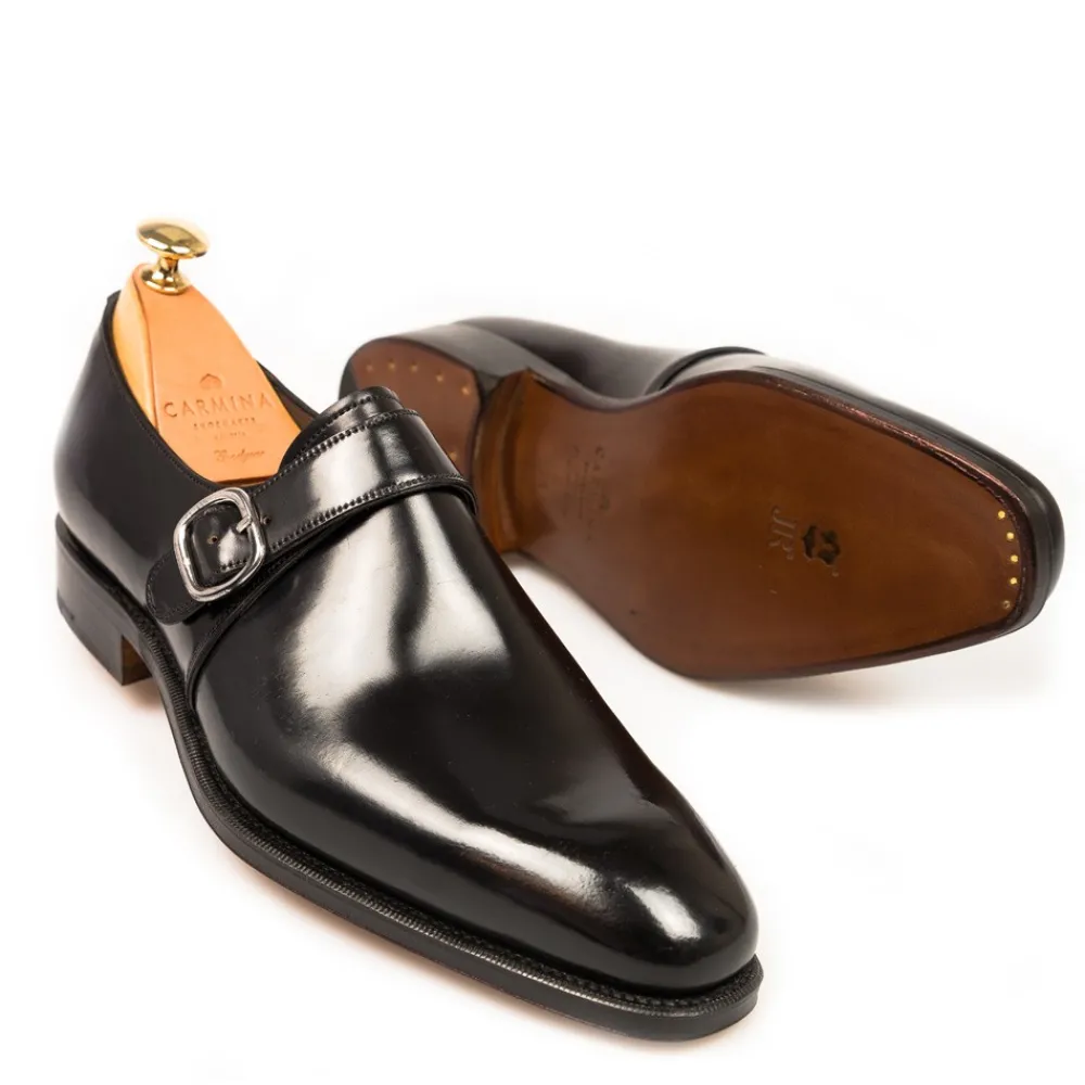 CORDOVAN MONK STRAPS 80156 RAIN | Carmina Hot