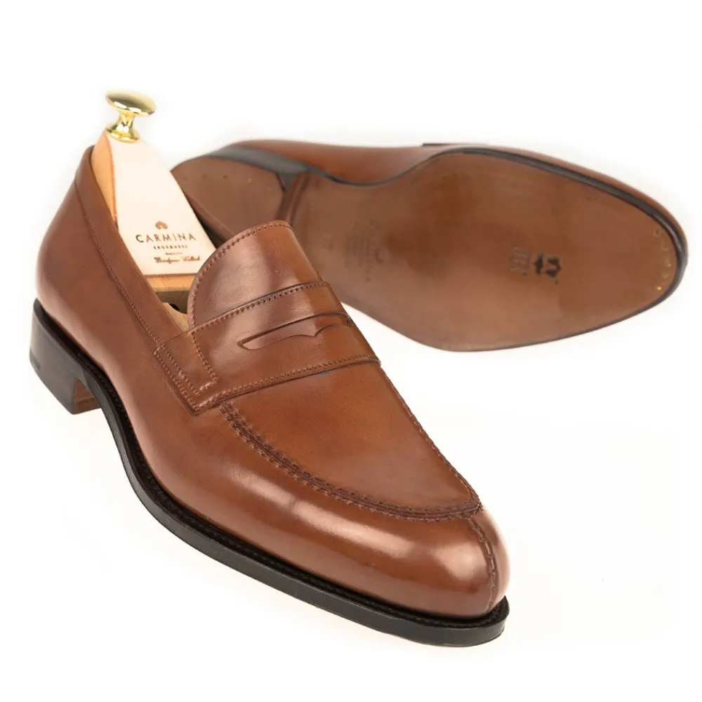 CORDOVAN PENNY LOAFERS 923 FOREST | Carmina Outlet