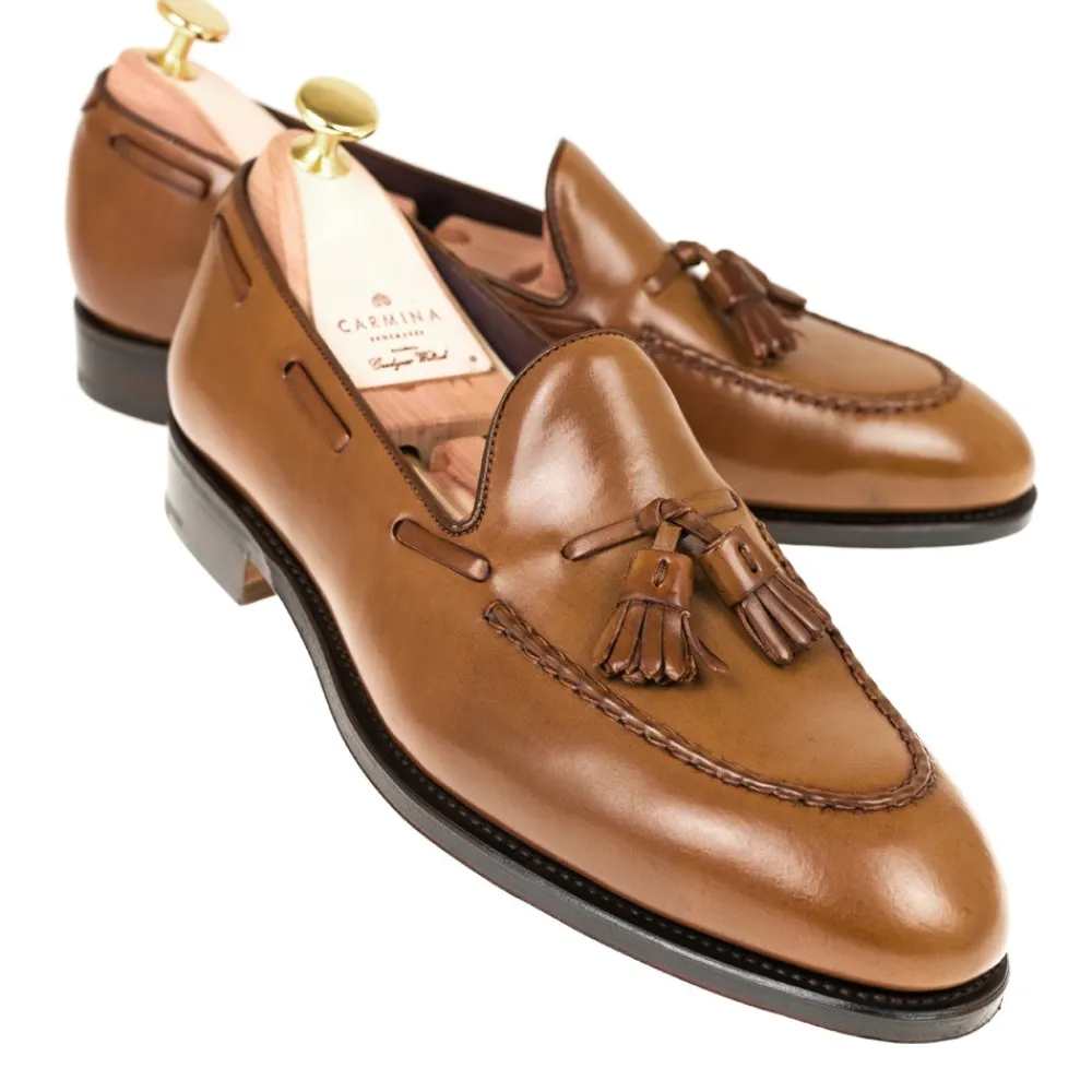 CORDOVAN TASSEL LOAFERS 80481 UETAM | Carmina Online