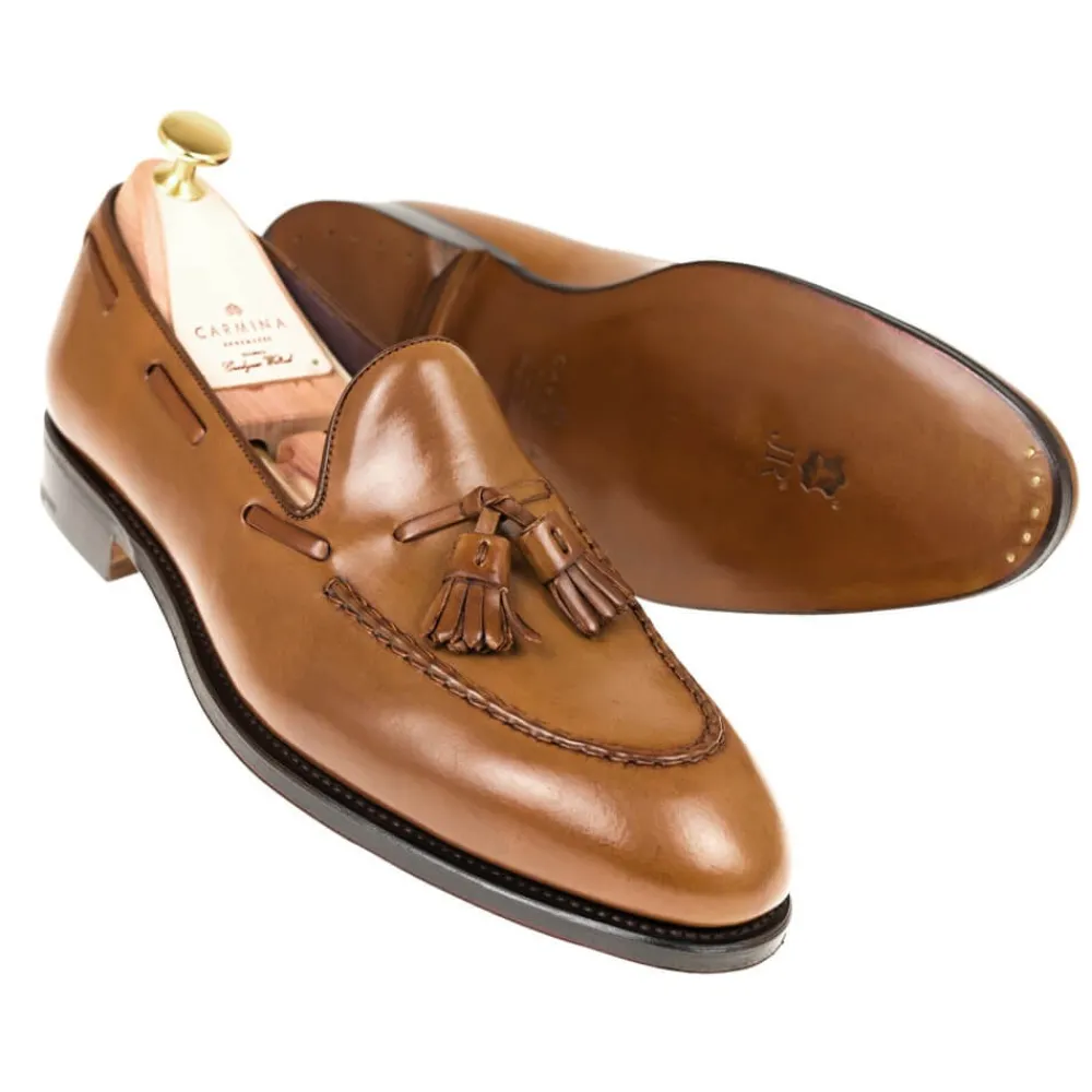 CORDOVAN TASSEL LOAFERS 80481 UETAM | Carmina Online