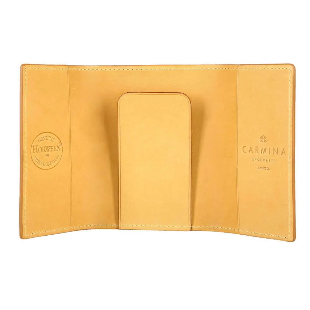 CORDOVAN VERTICAL BANKNOTES WALLET | Carmina Shop