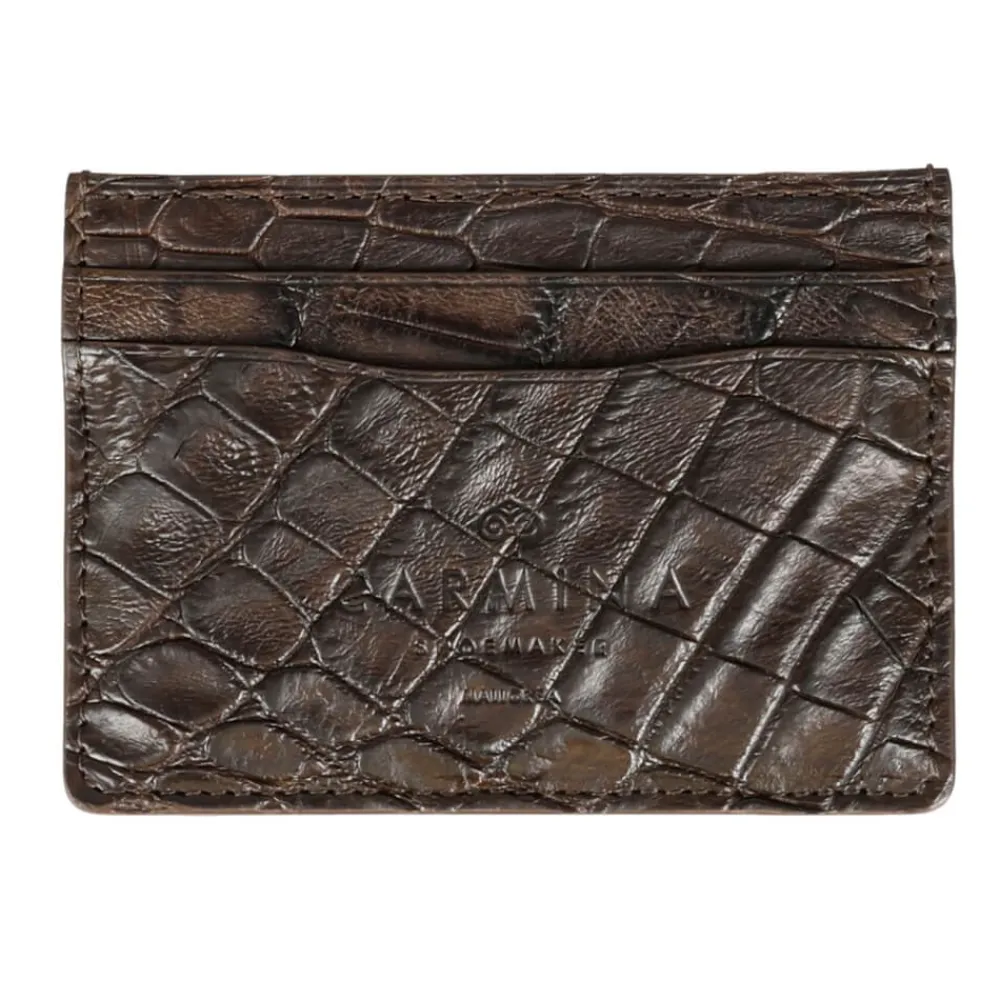 CROCODILE CARD HOLDER IN | Carmina Discount