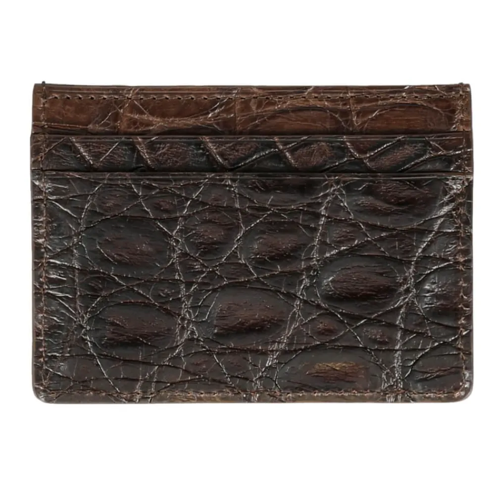 CROCODILE CARD HOLDER IN | Carmina Discount