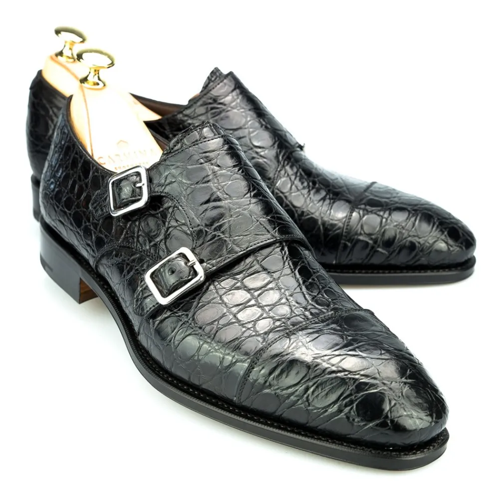 CROCODILE DOUBLE MONK 10003 SIMPSON | Carmina Flash Sale