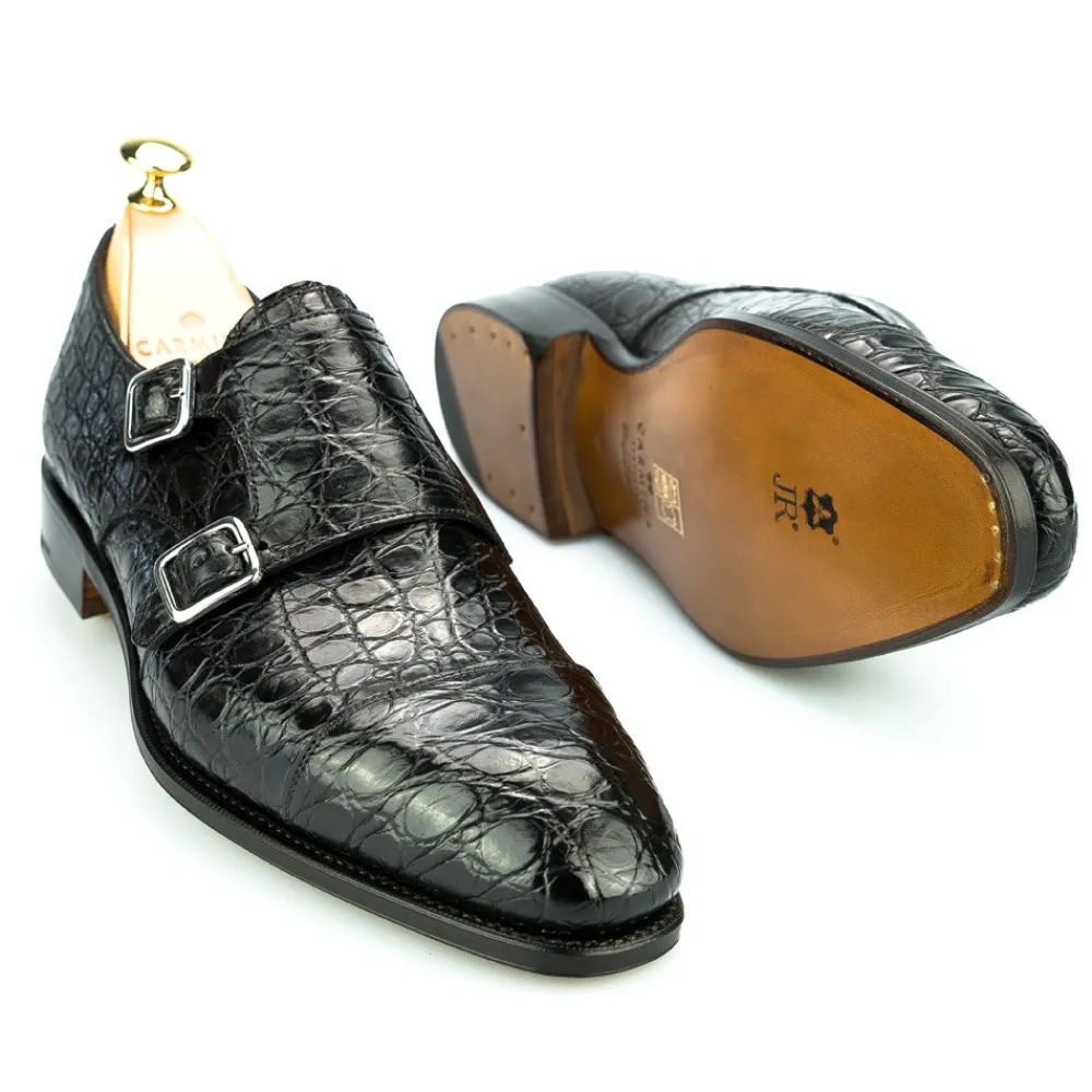 CROCODILE DOUBLE MONK 10003 SIMPSON | Carmina Flash Sale