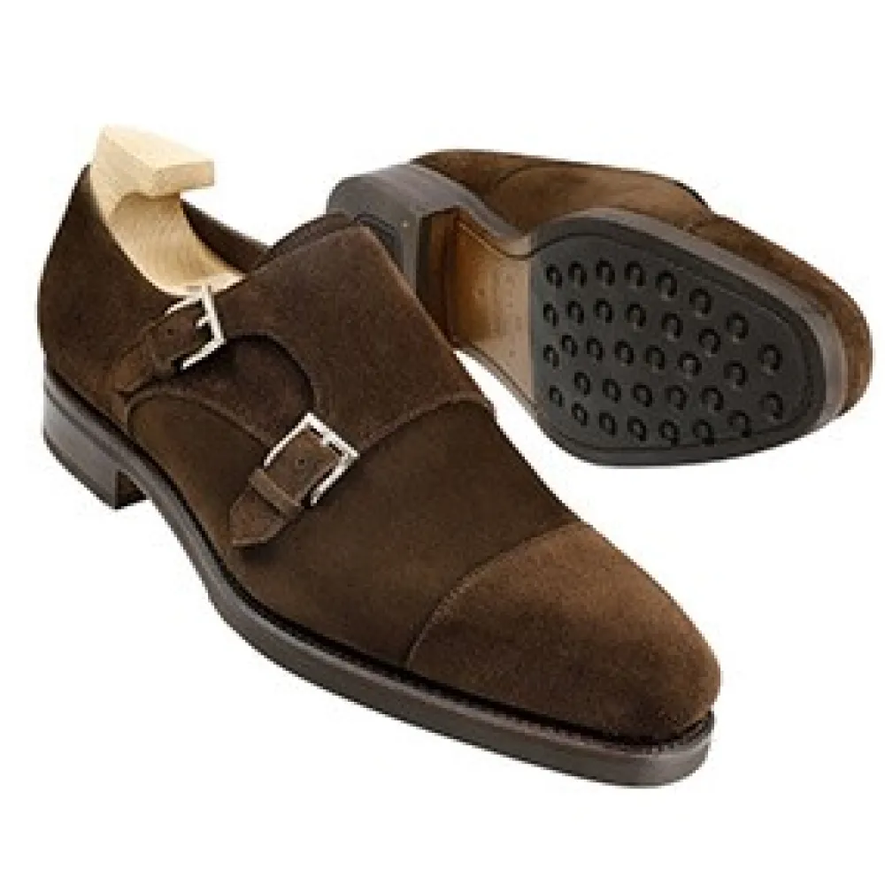 DOUBLE MONK STRAP SHOES 80544 RAIN | Carmina Store