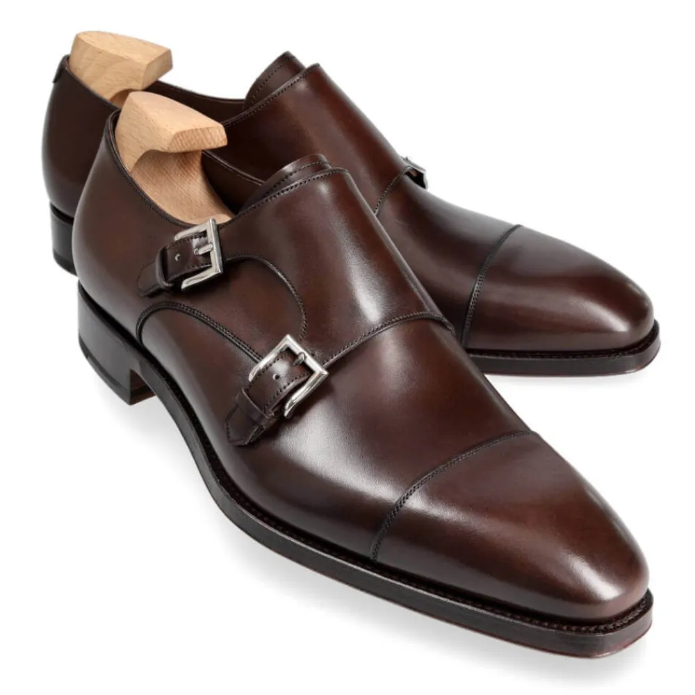 DOUBLE MONK STRAPS 80544 RAIN | Carmina Clearance