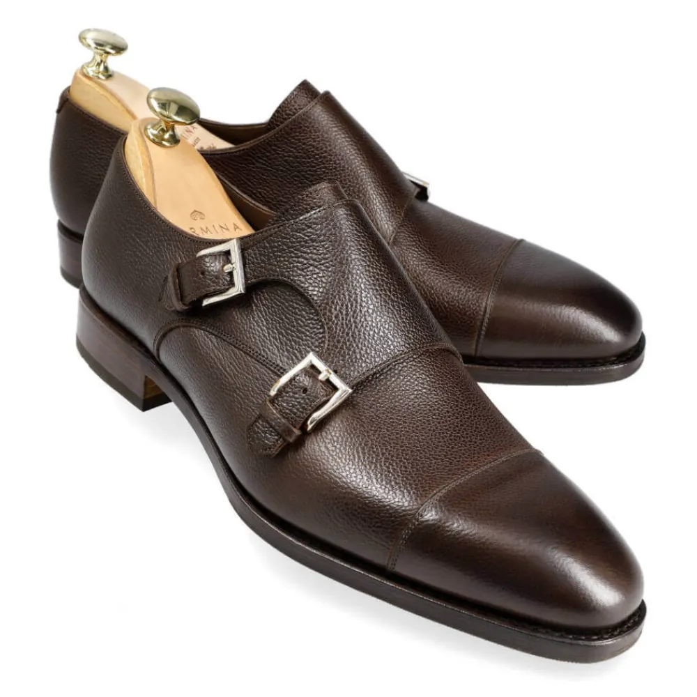 DOUBLE MONK STRAPS 80544 RAIN | Carmina Flash Sale