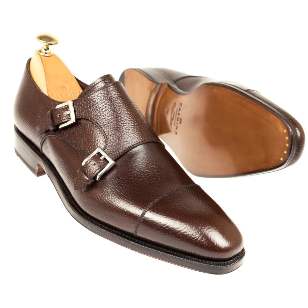 DOUBLE MONK STRAPS 80544 RAIN | Carmina Store