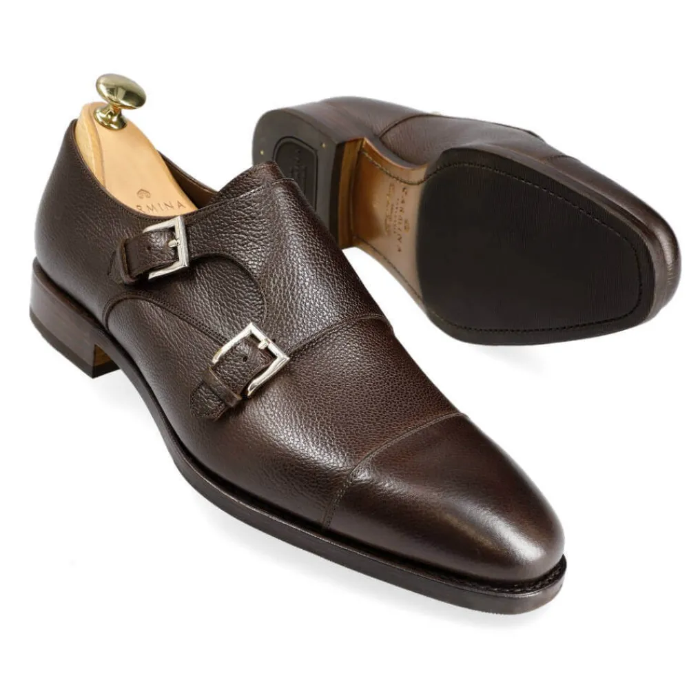 DOUBLE MONK STRAPS 80544 RAIN | Carmina Flash Sale