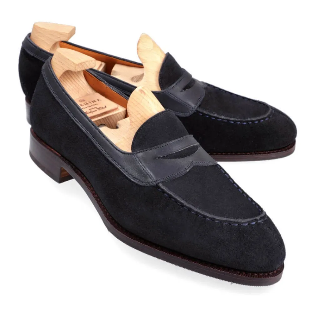 FULL STRAP PENNY LOAFERS 1875 MADISON | Carmina Shop