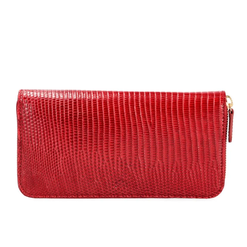 LIZARD LARGE WALLET FOR WOMEN | Carmina Clearance