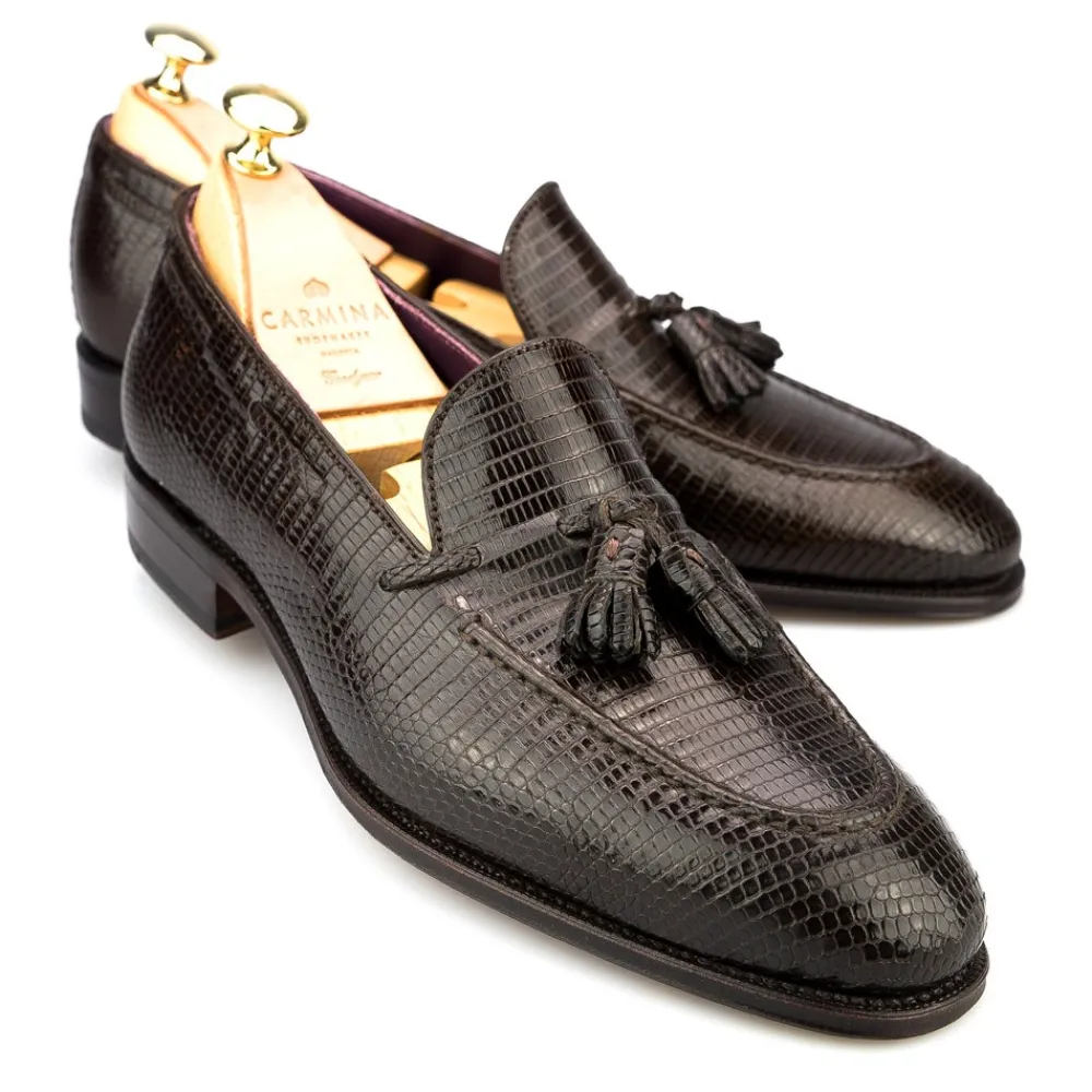 LIZARD TASSEL LOAFER 80215 UETAM | Carmina Discount