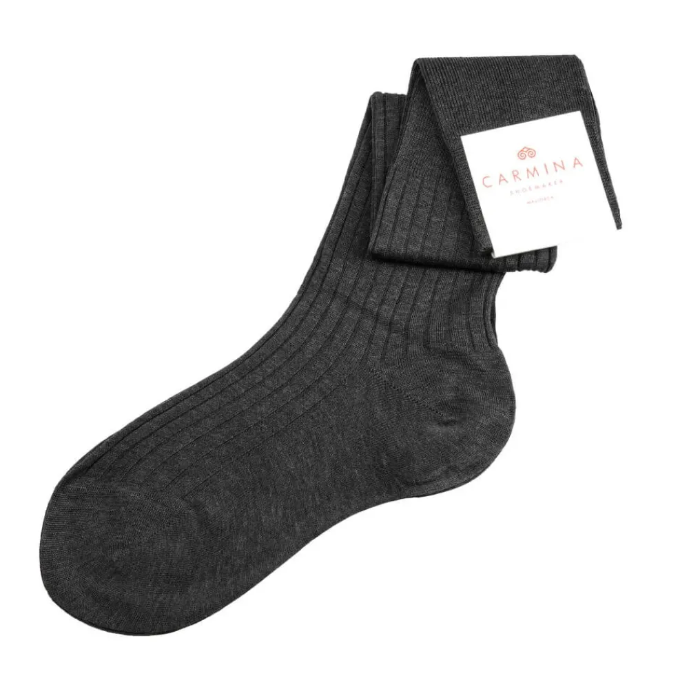 Long grey socks | Carmina Discount