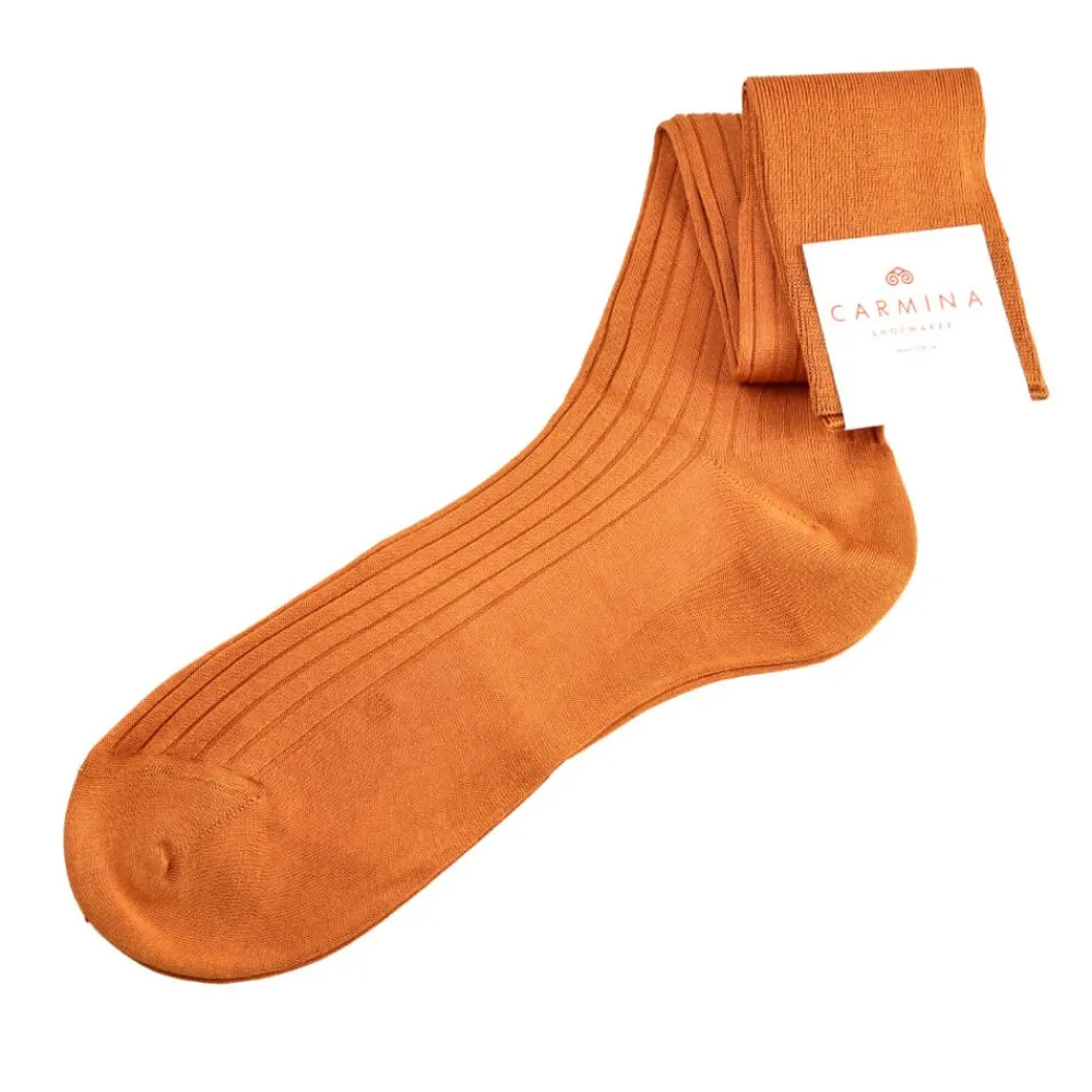 Long ocher socks | Carmina Store