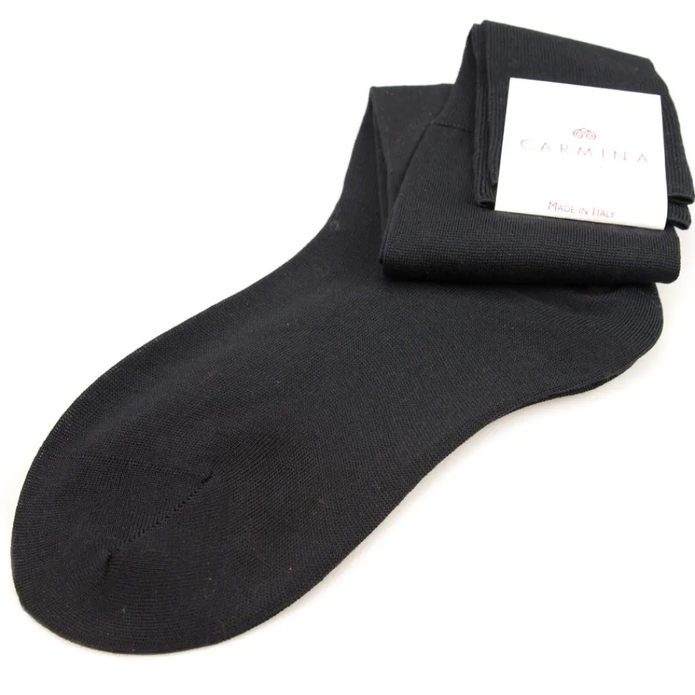 Long socks in anthracite | Carmina Shop