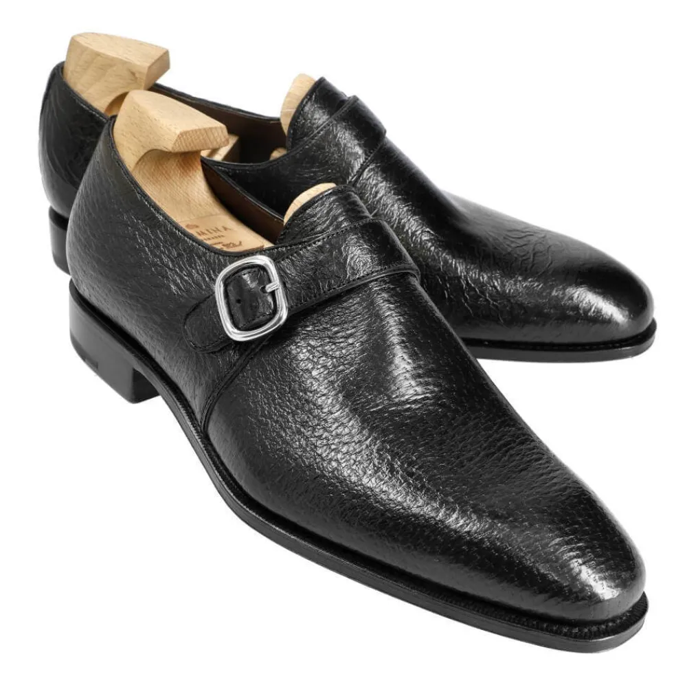 PECCARY MONK STRAPS 80156 RAIN | Carmina Cheap