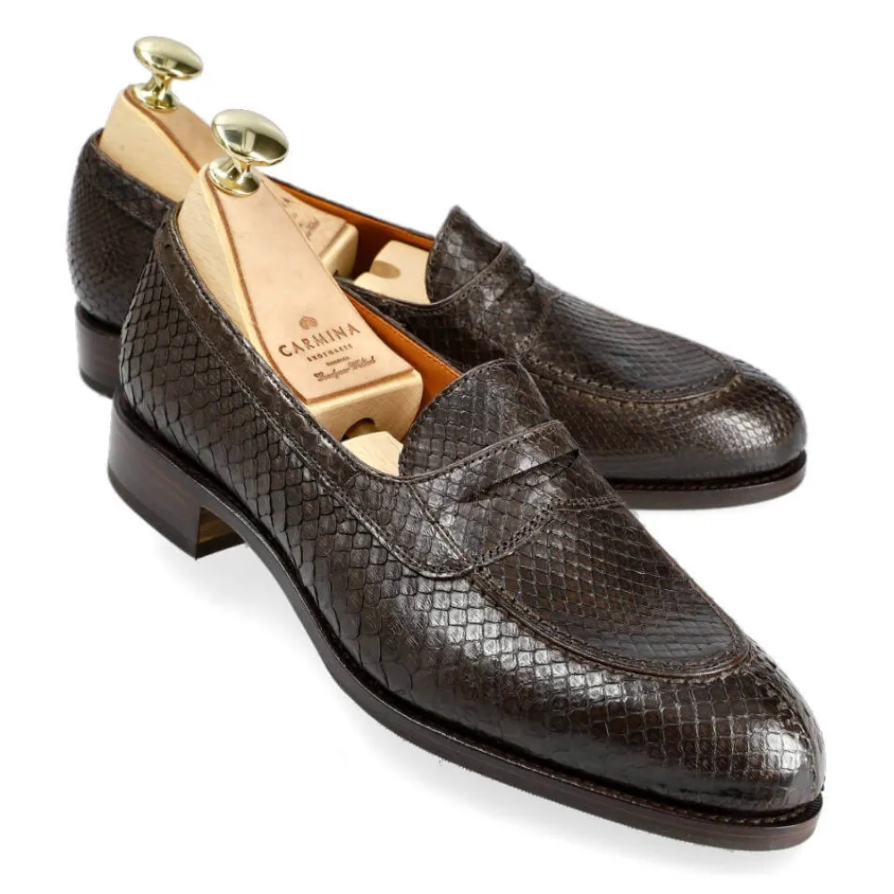 PYTHON WOMEN'S PENNY LOAFERS 1875 MADISON | Carmina Online