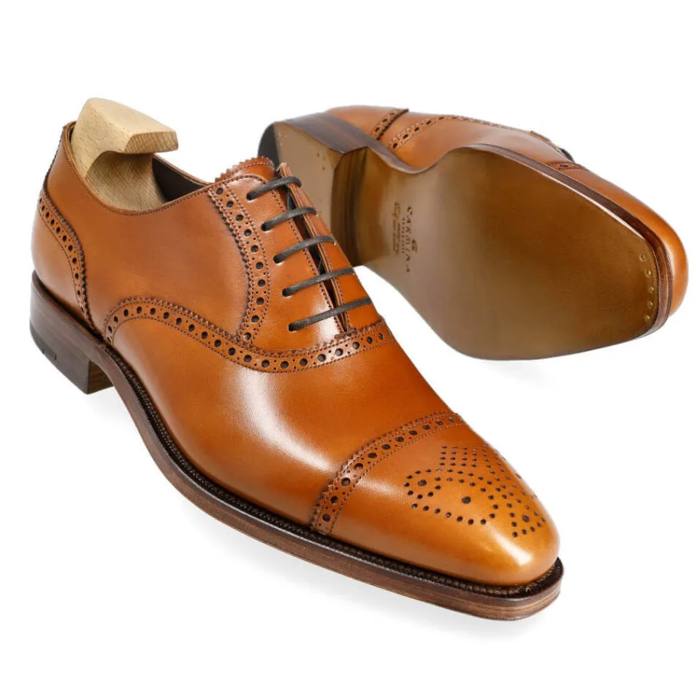 SEMI BROGUE OXFORDS 10051 RAIN | Carmina Shop