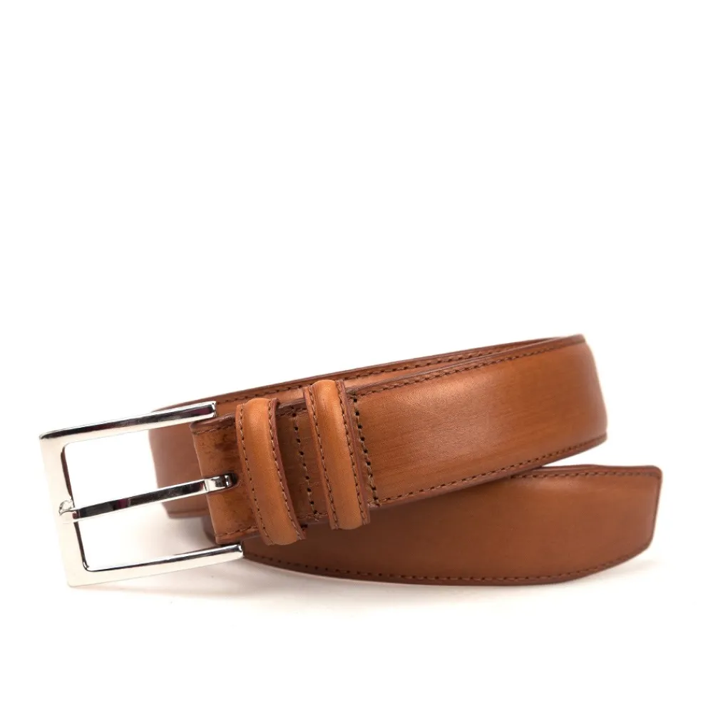 TAN CALF BELT | Carmina Best Sale