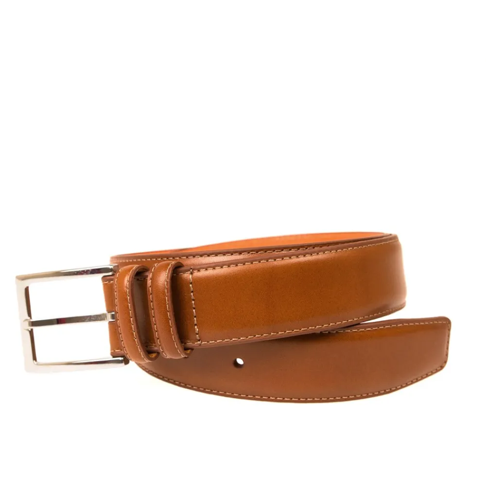 TAN CALF BELT | Carmina Flash Sale